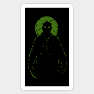 Jason Voorhees silhouette Fan Art Magnet